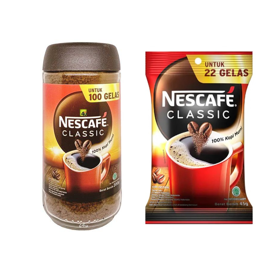 

Nescafe Classic (4 Ukuran)