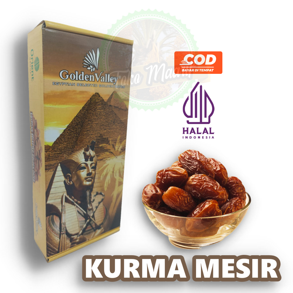 

Kurma mesir GOLDEN VALLEY 1kg kemasan dus oryginal