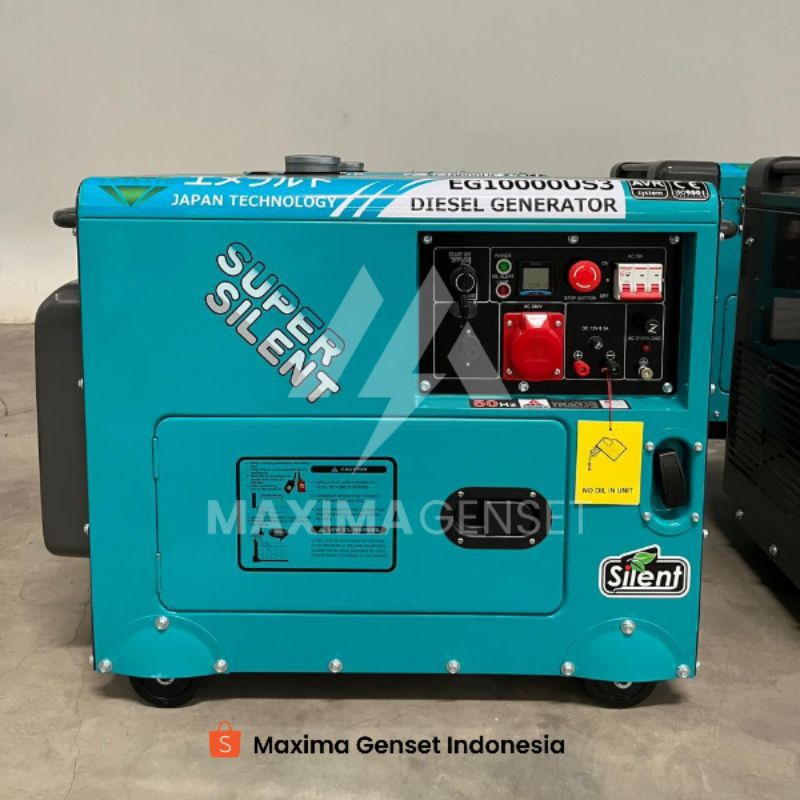 Genset 7 KVA - EMERALD 5000 WATT - GENSET SOLAR SILENT - GENSET PORTABLE