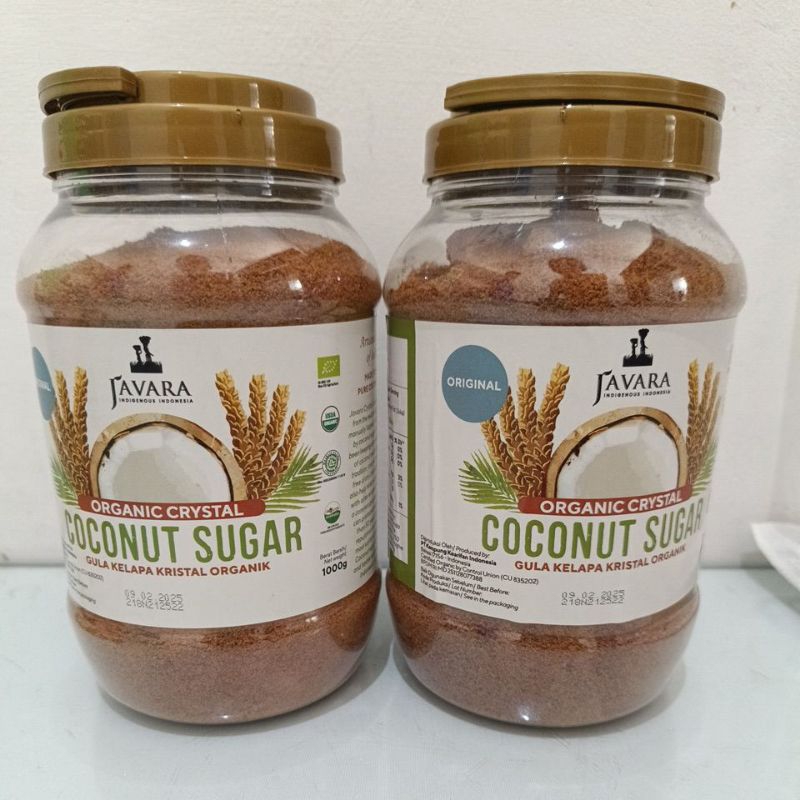 

Javara gula kelapa organik 1kg/organic coconut sugar javara 1000g