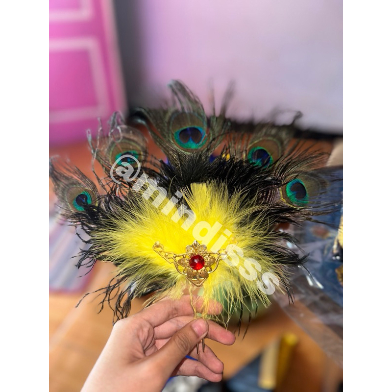 Bulu hiasan udeng || Bulu Merak || Bulu Celeng Srenggi