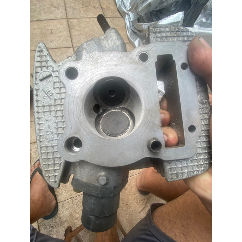 SILINDER HEAD KLX 150 silinder kop klx bf original