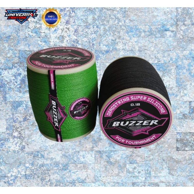Benang Senar Gelasan Layangan Matot Putih BUZZERS 2000yard 0.18