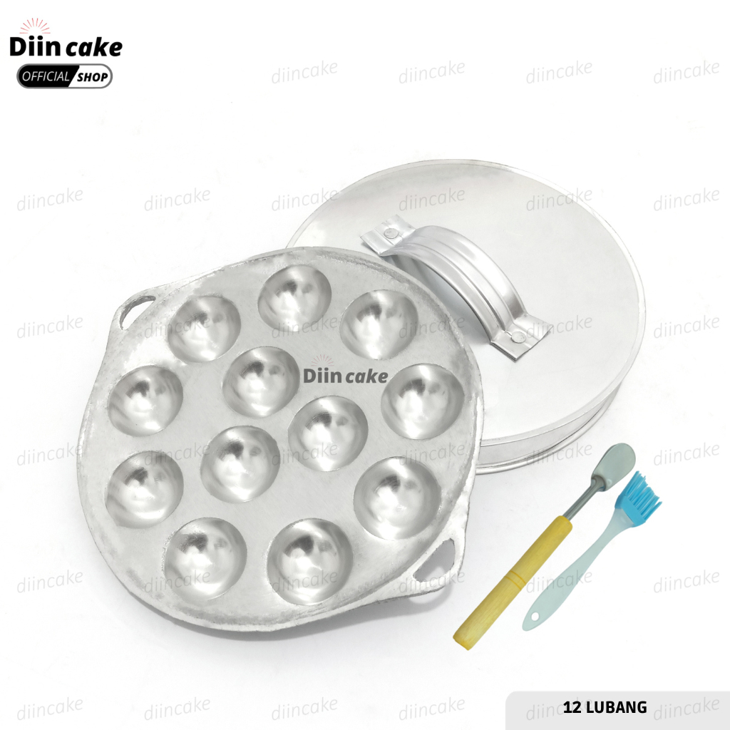 CETAKAN KUE TAKOYAKI 12 LUBANG TEBAL