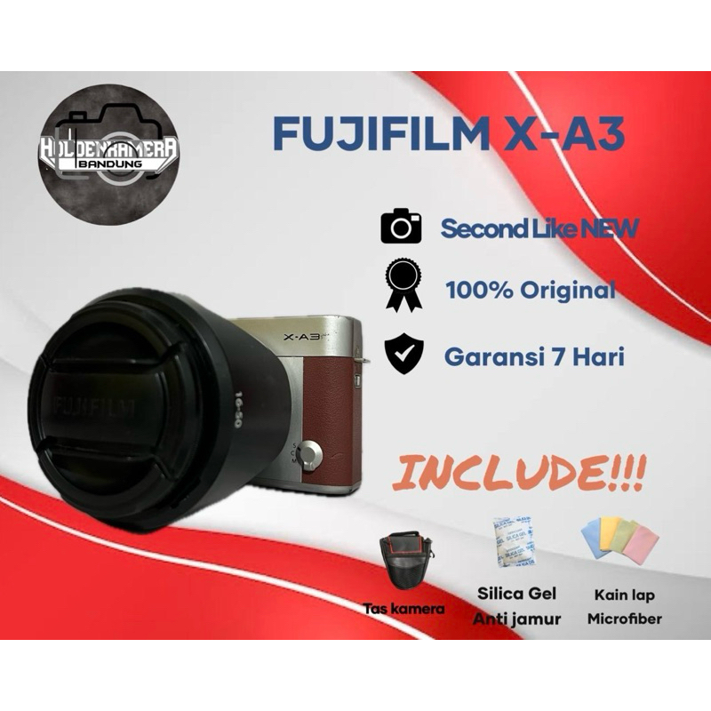 Fujifilm XA3 Fullset Mulus Bergaransi
