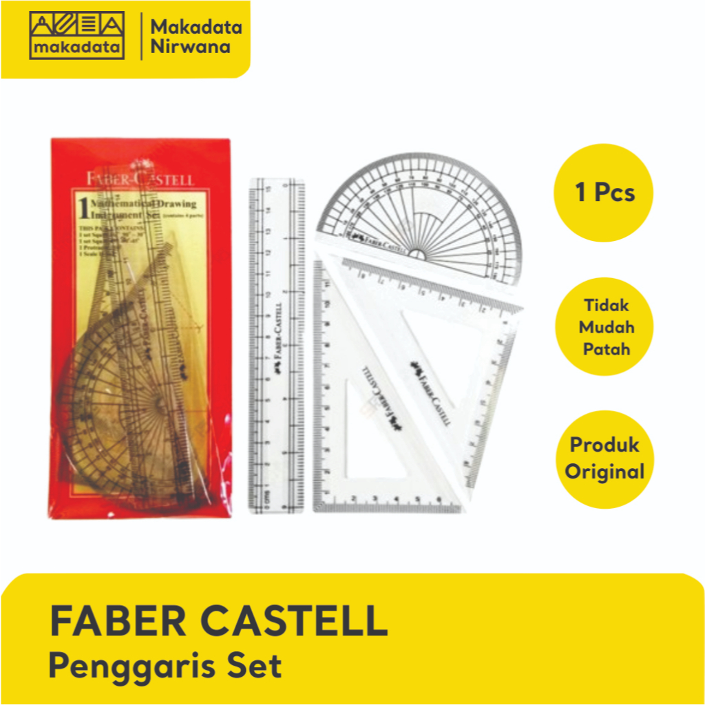 

FABER CASTELL PENGGARIS / GARISAN SET MATEMATIKA (1 PCS)