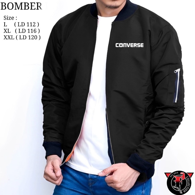 JAKET BOMBER CONVERSE / BOMBER KEREN / BOMBER PRIA DAN WANITA