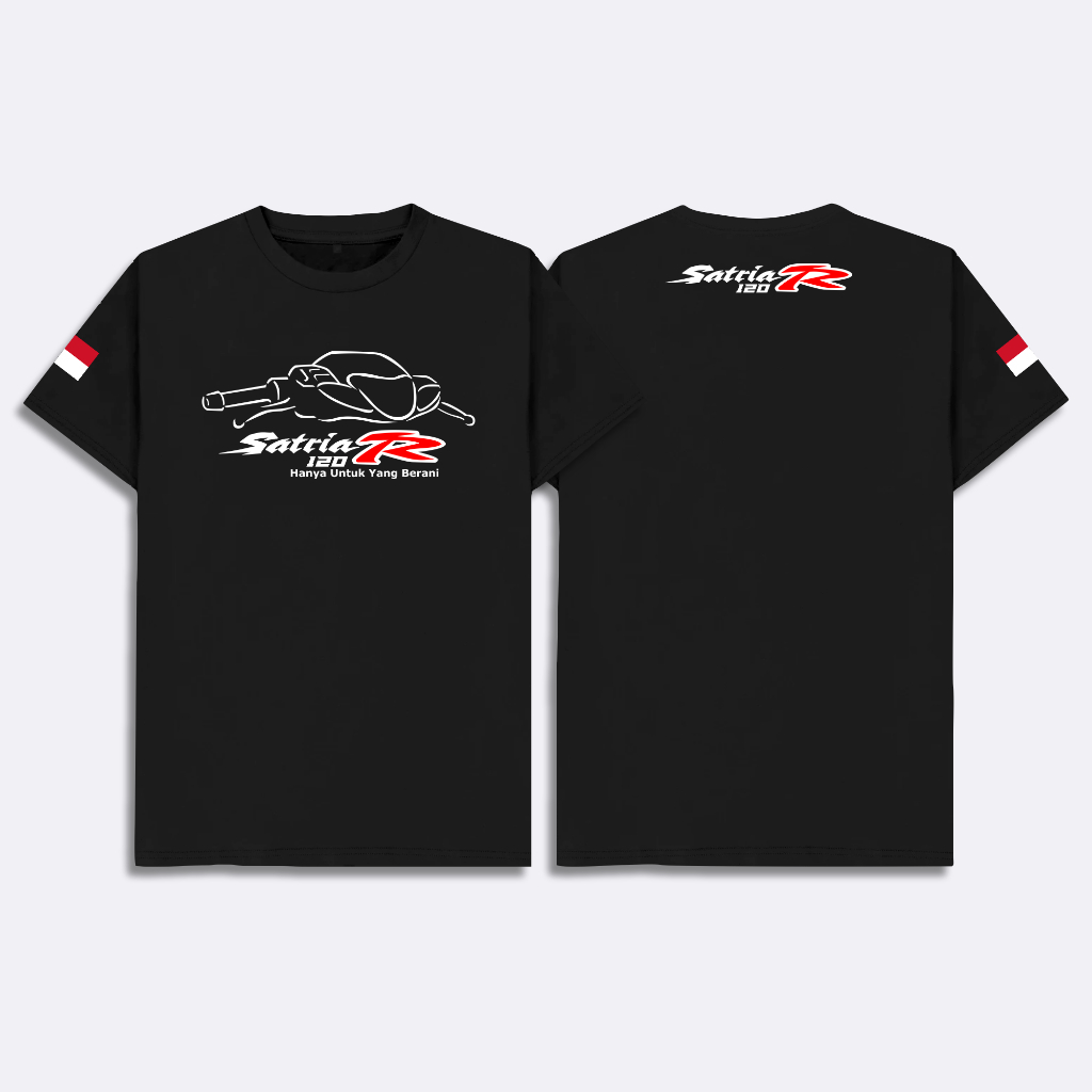 Kaos Satria 120 R 2 TAK Baju Motor Suzuki Satria Hiu 120R Kaos Distro Pria Katun 24s