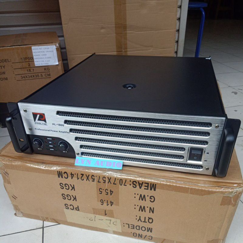 POWER AMPLIFIER PASLINE PL1800 ORIGINAL PL 1800