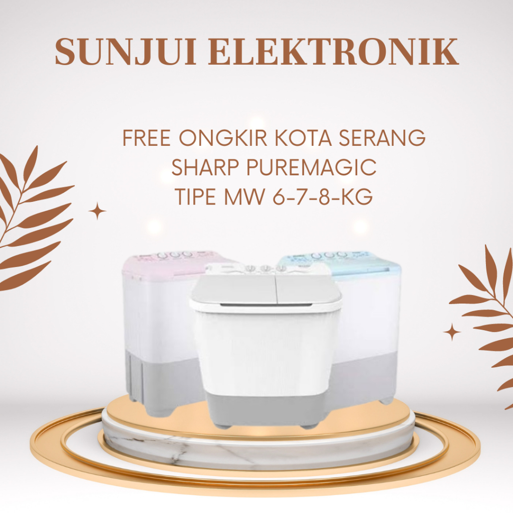 MESIN CUCI 2 TABUNG SHARP 80MW