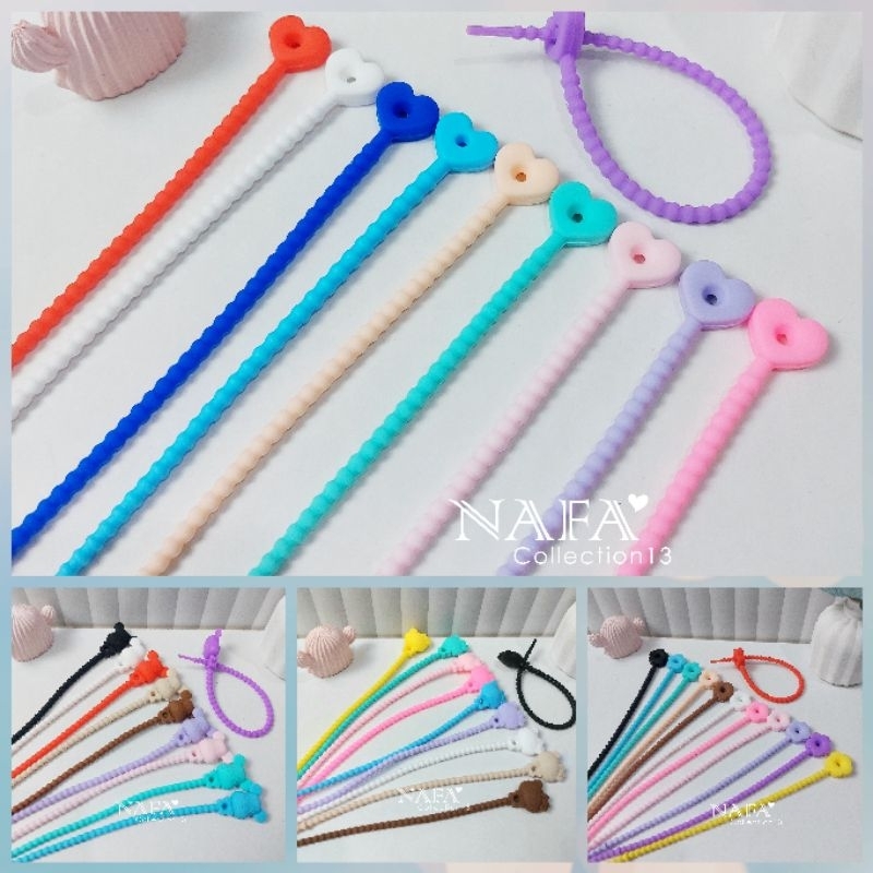 Kabel Ties Silikon Pengikat Kabel serbaguna