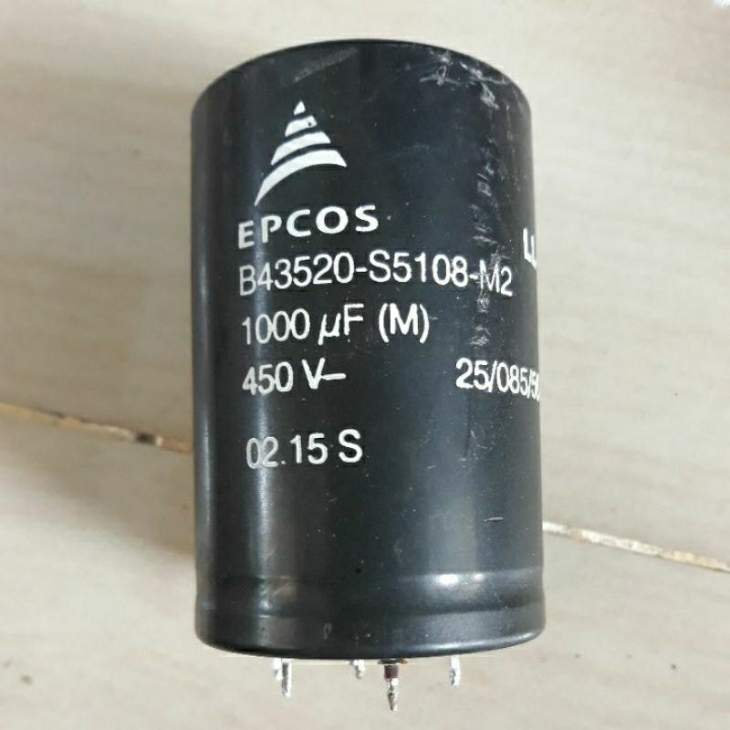 Elko 1000uf 450V,elko 1000uf 450v EPCOS ASLI ORIGINAL