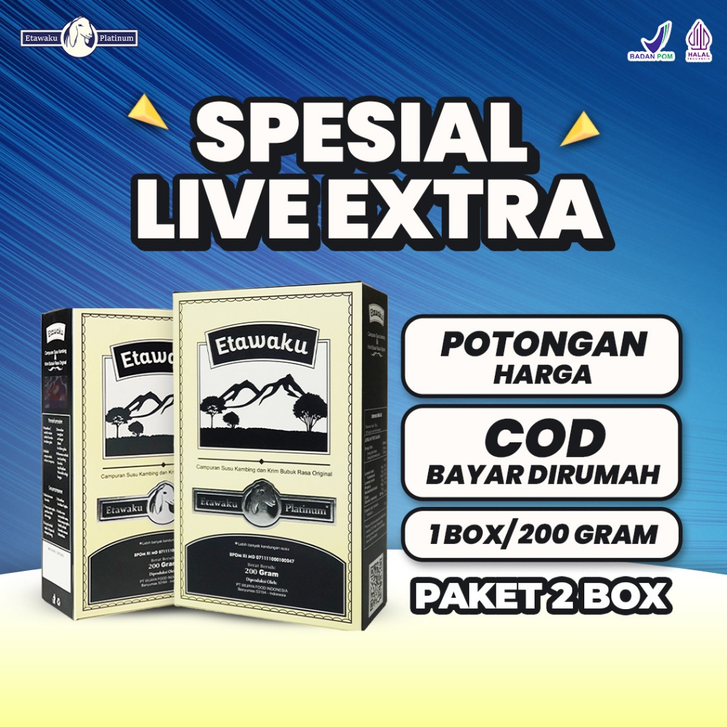 

11.11 Paket 2 Box Etawaku Platinum Original Isi 200gram Per Box