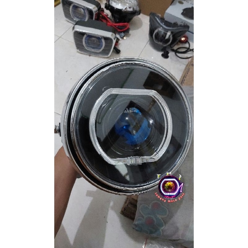 Lampu Depan Biled Ninja SS AES BILED TURBO GEN 2/Turbo SE ULTRA ukuran 3 Inch reflektor Ninja SS