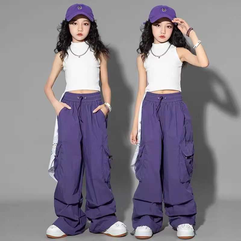 [GAYA GAYA] (SALE) (HANYA BAWAHAN) Celana panjang anak cewek kekinian LILAC OR RED JILL CARGO PANTS 
