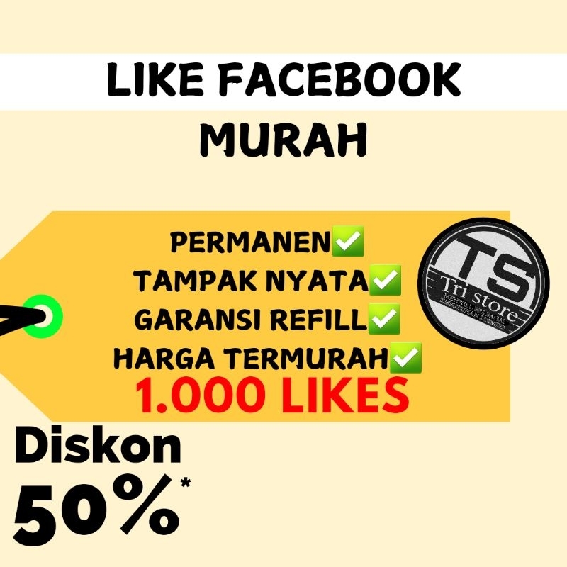 POST LIKES FACEBOOK Termurah Non Drop