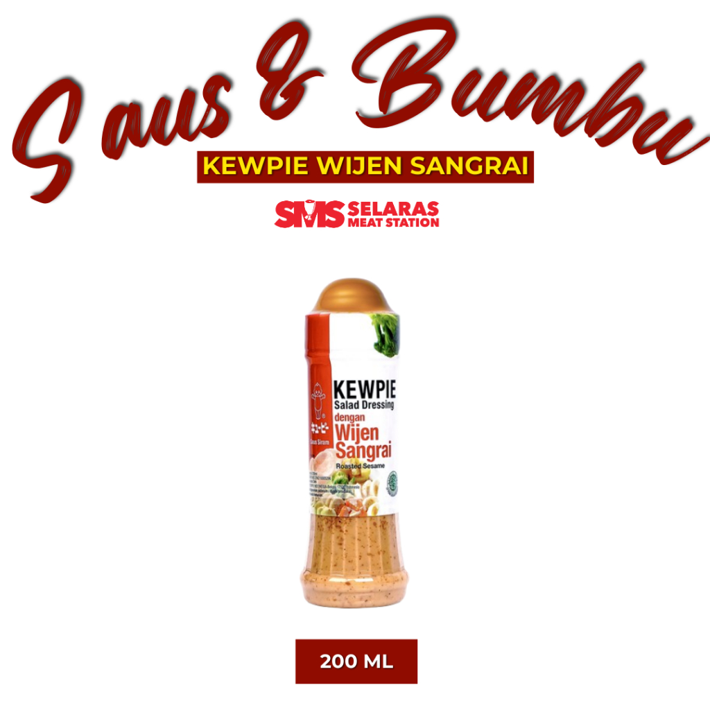 

Kewpie Salad Dressing Wijen Sangrai 200 ml