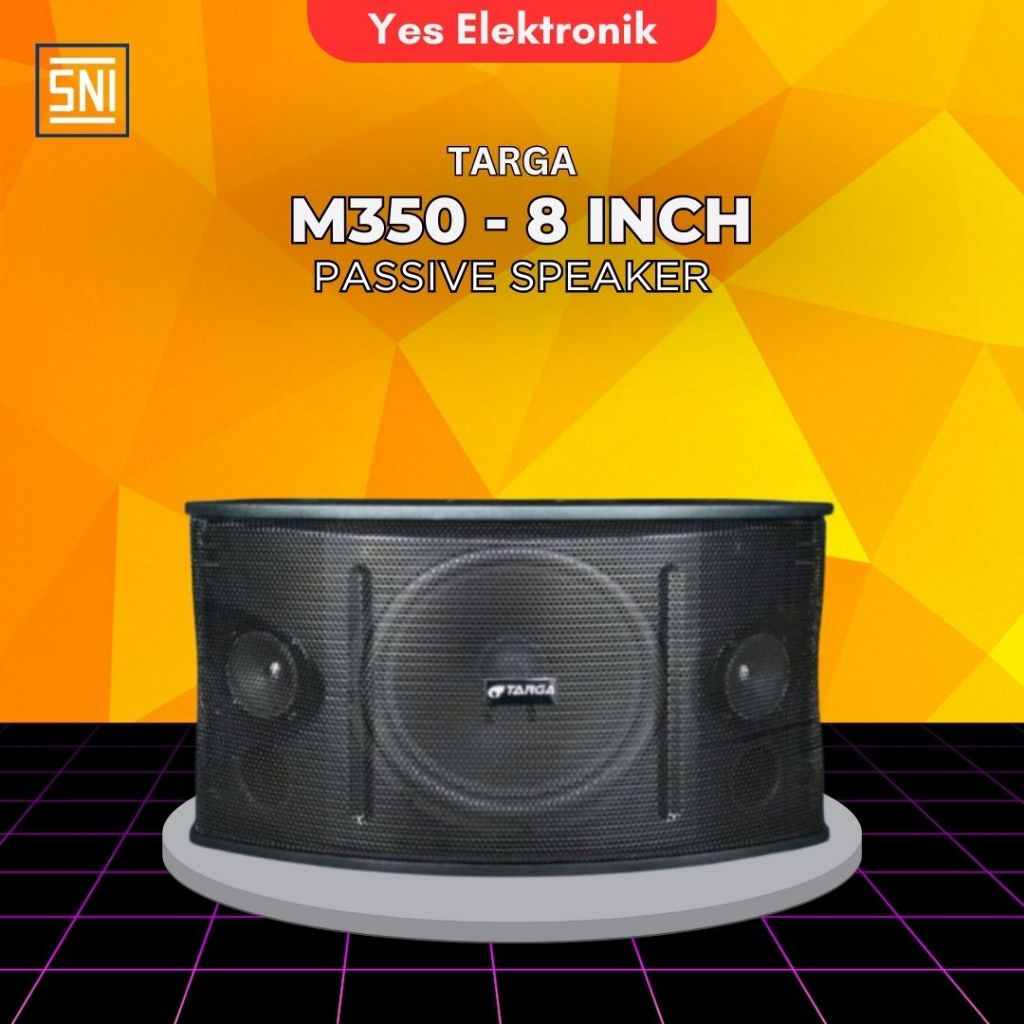 Speaker Pasif Targa M 350 Original 8 inch sepasang