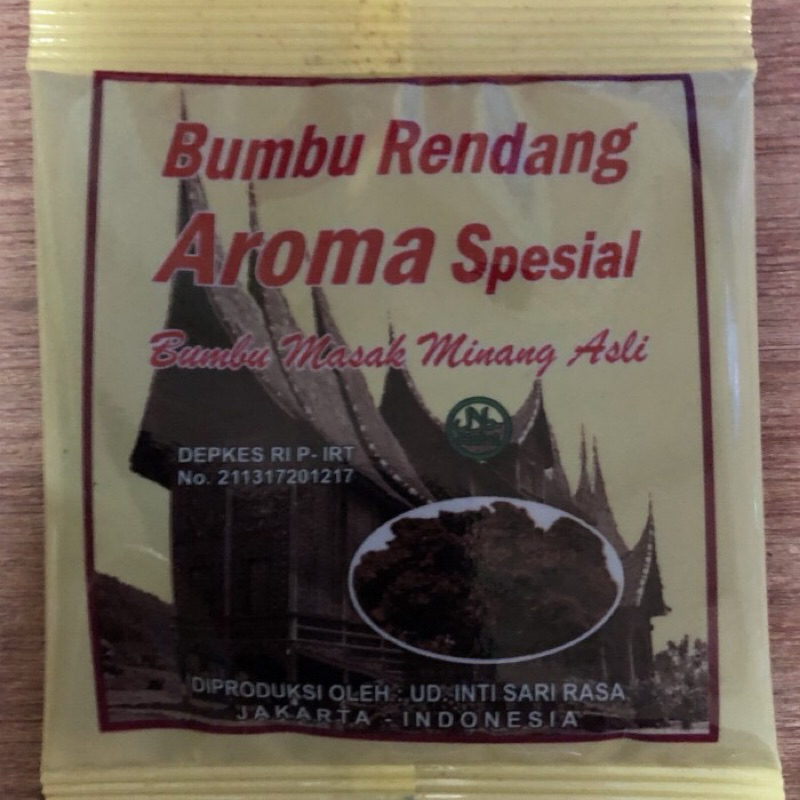 

Bumbu Rendang Aroma Spesial 10 Gram