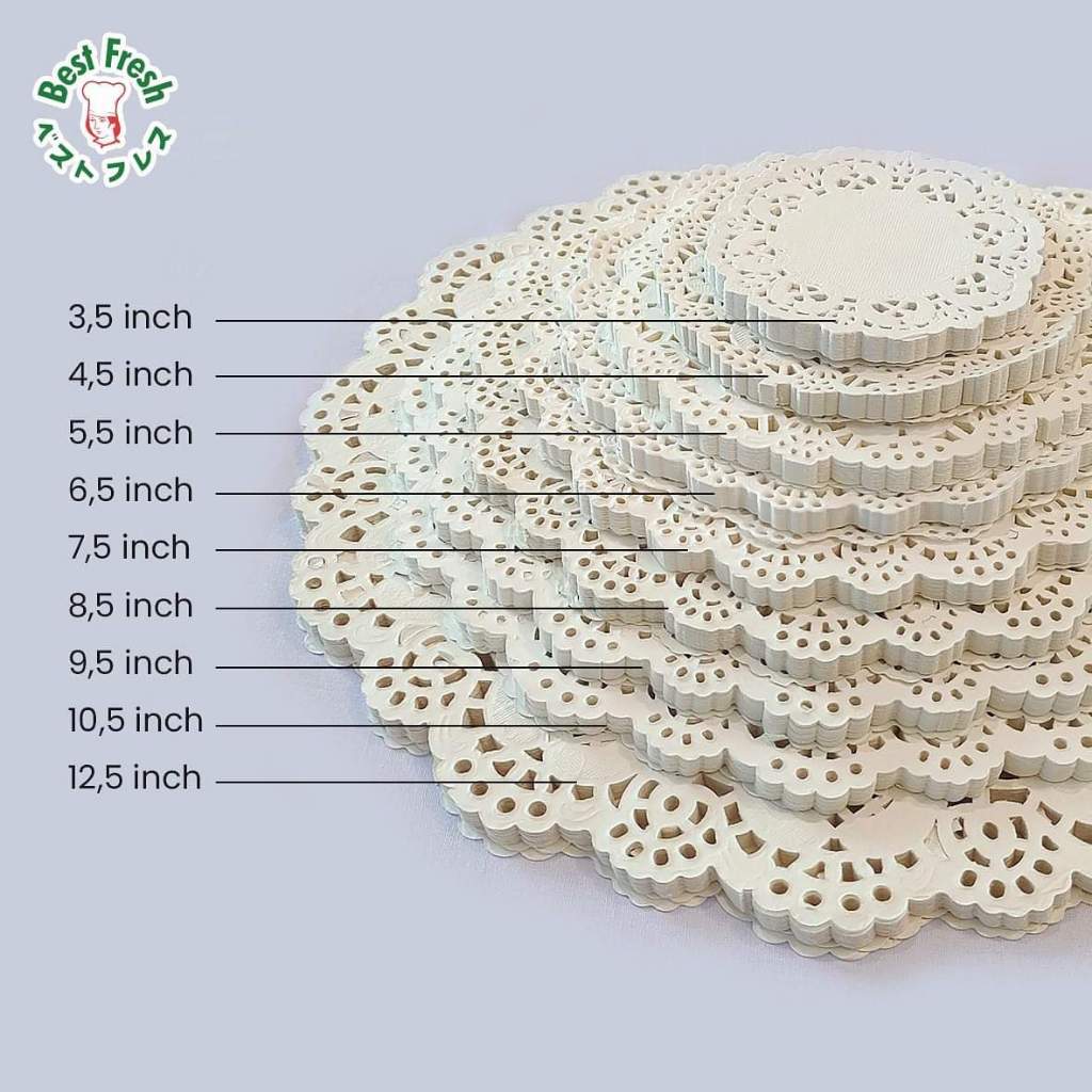Doilies Paper / Doyleys / Alas Kue / Alas Makanan / Alas Toples
