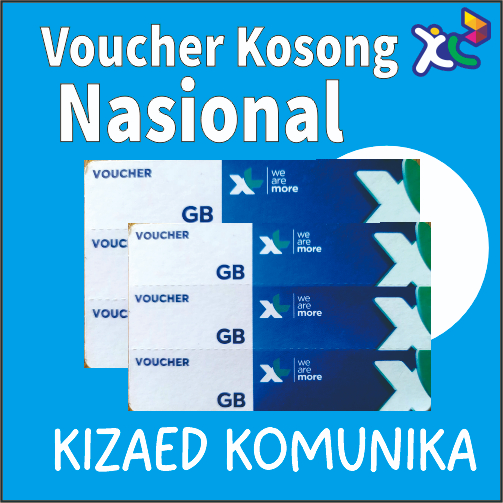 Voucher Kosong XL bahan Inject