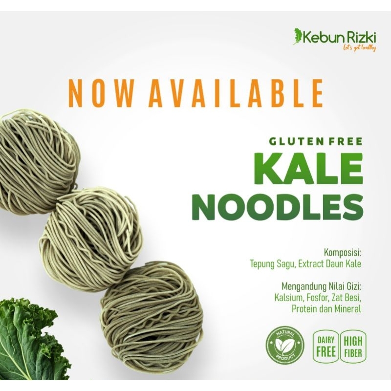

Kale Noodles - Gluten Free - Dairy Free