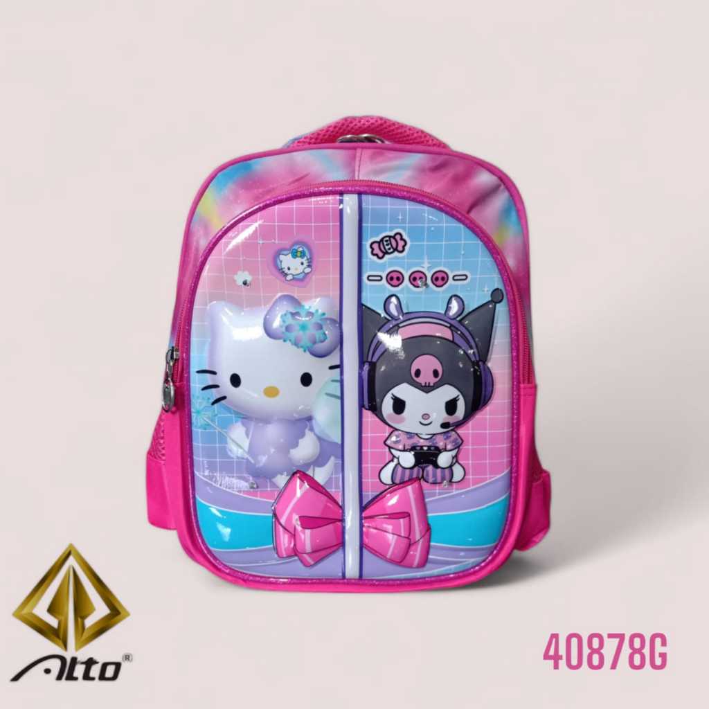 Ransel Tas Sekolah Anak ALTO TK SD Tas ransel jalan Karakter Lucu Anak Disney Hello Kity 3D 40878G