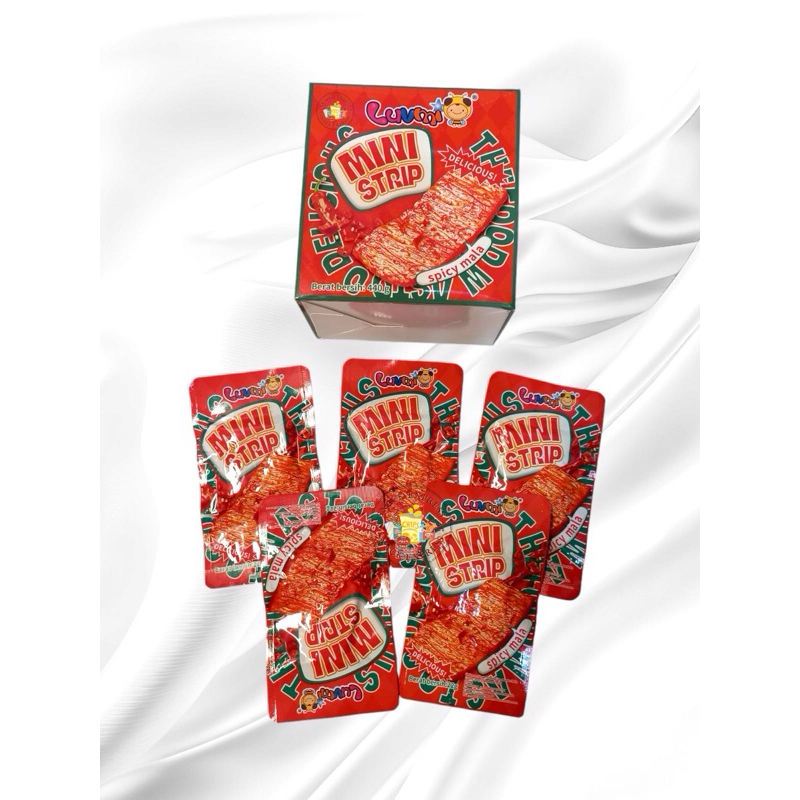 

Luvmi Latiao Mini Strip Spicy Mala (1 box isi 20 pcs)