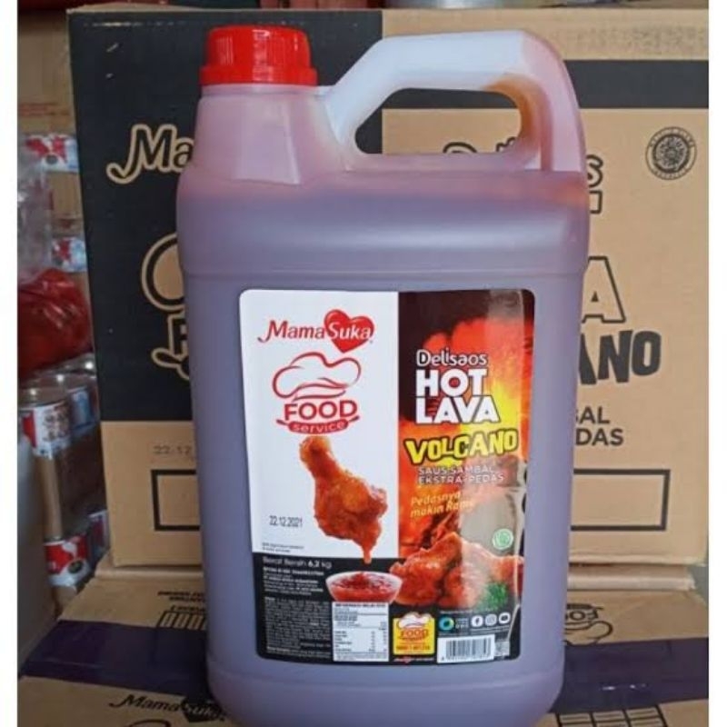 

Mamasuka delisaos Hot Lava Volcano 6.2kg jerigen