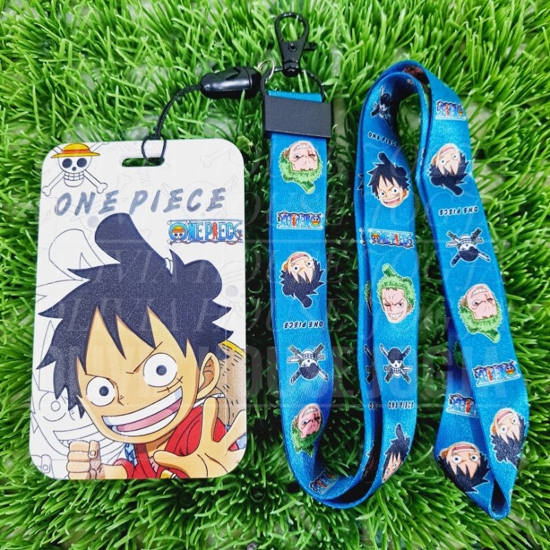 

ID Card Holder Luffy Tali Lanyard Card Holder Luffy One Piece Name Tag LuffyTali Pengait