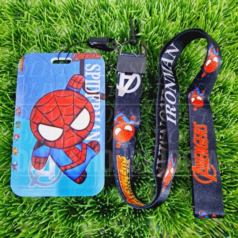 

ID Card Holder Spiderman Tali Lanyard Card Holder Spiderman Avengers Name Tag Spiderman Tali Pengait