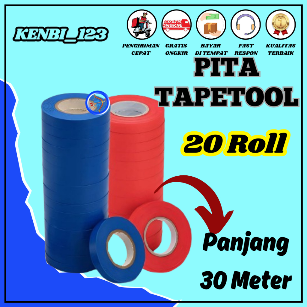 

TAPE REFILL PITA TAPETOOL 20 ROLL KENBI_123