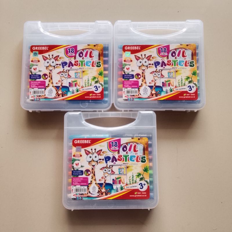 

RB Crayon Oil Pastel Greebel 18 Warna ( Set ) [ Original ]