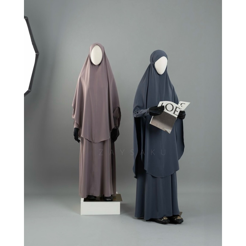 zaysaku ready stok gamis syar’i abaya umroh muslimah