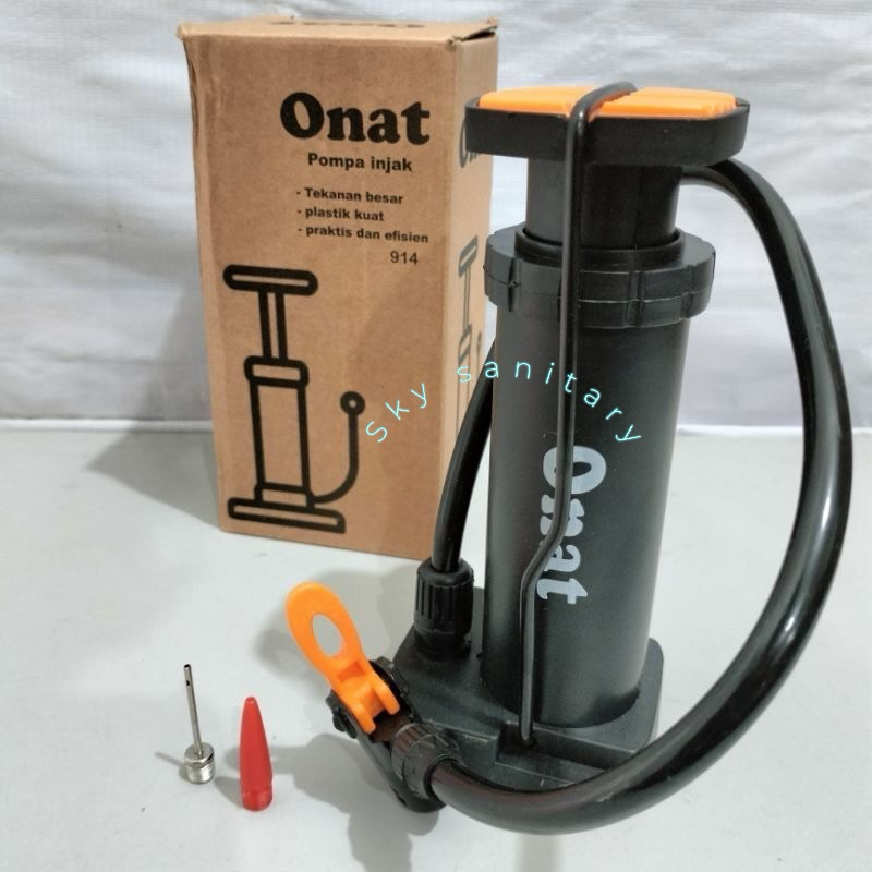 FOOT PUMP /POMPA INJAK MINI/ POMPA SEPEDA MOTOR MINI /POMPA BOLA /POMPA INJAK TABUNG