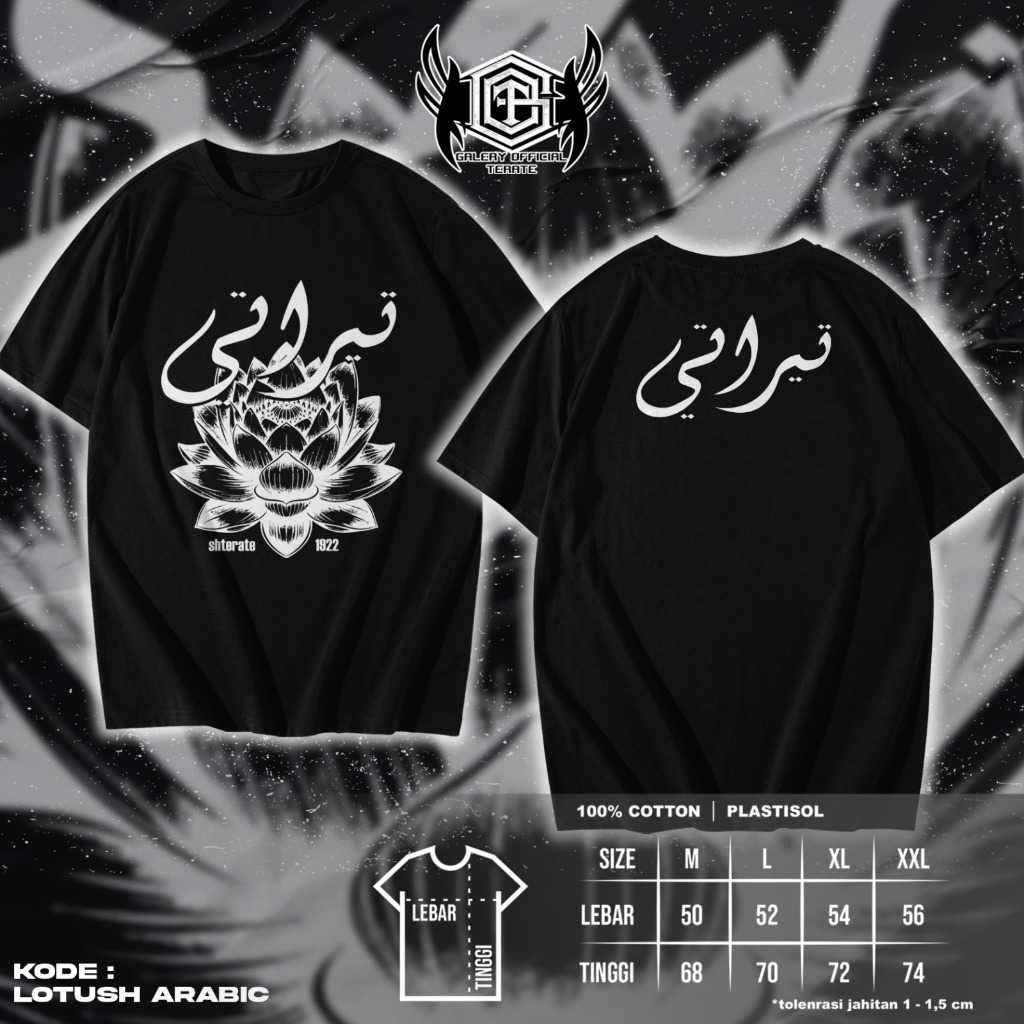 Kaos Psht Lotush Arabic - Kaos Psht Arabic - Kaos Terate Arab