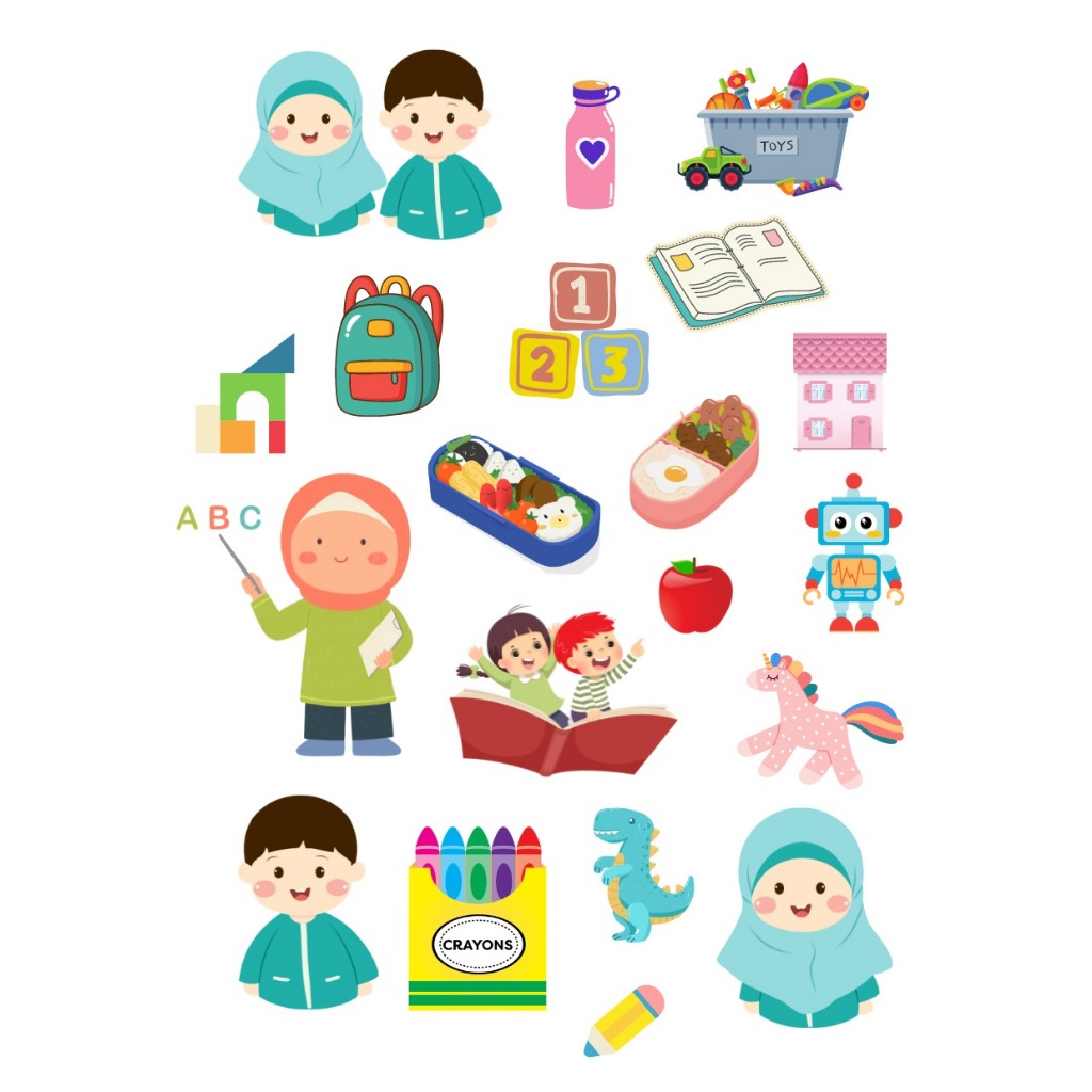 

Sticker girls for kids