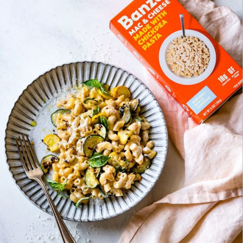 

Banza Mac & Cheese Chickpea Pasta Elbows White Cheddar