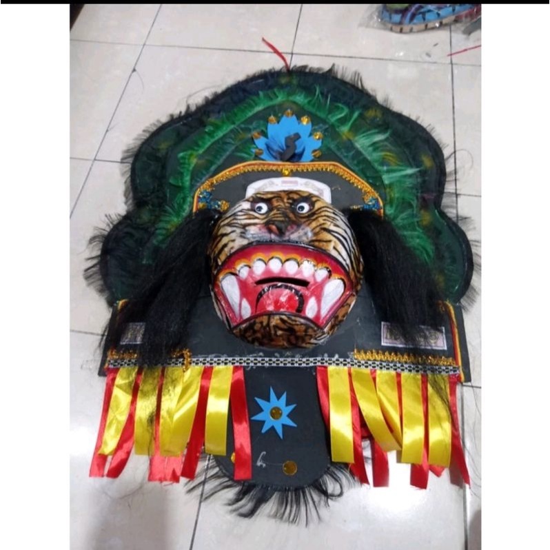 Topeng Reog Ponorogo Anak / Topeng Reog Bulu Topeng Macan Reog Anak