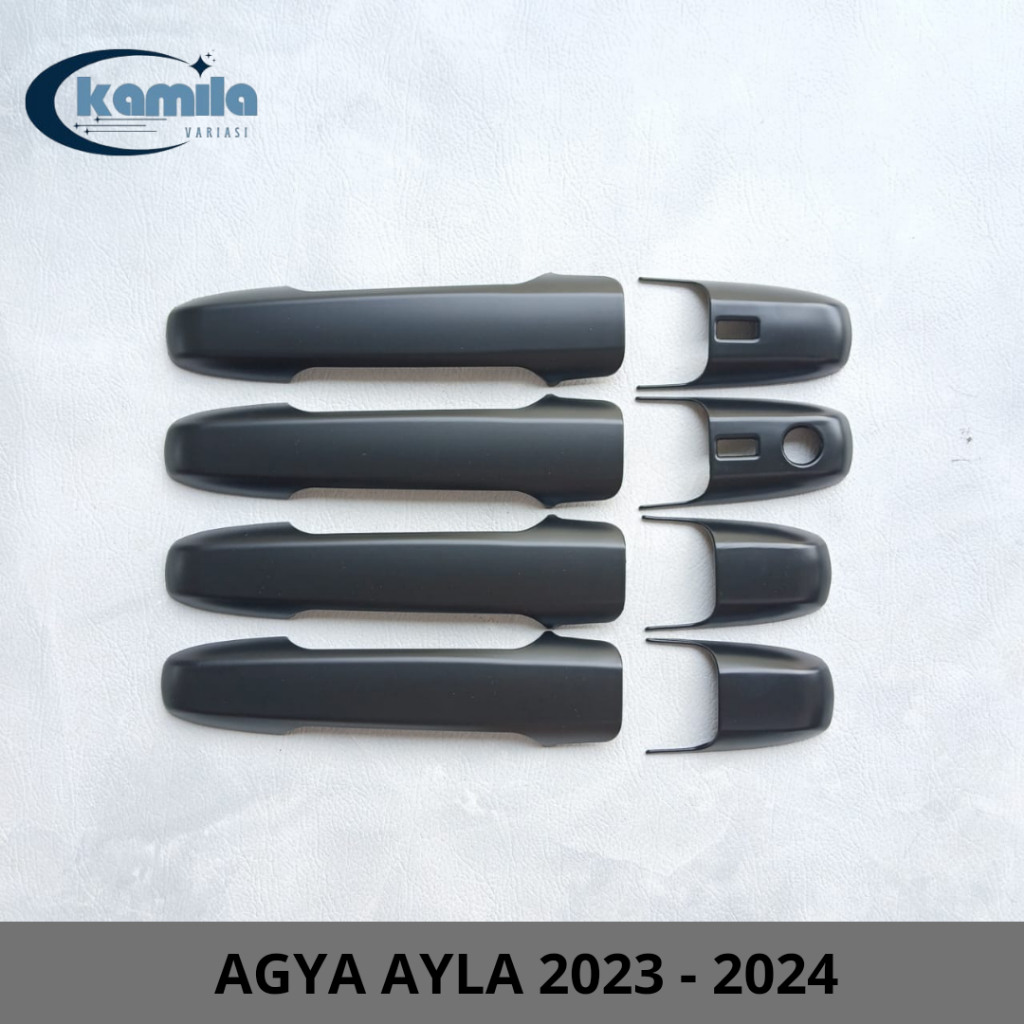 Cover Handle Pintu Mobil Agya 2023 - 2024 Hitam All Variant