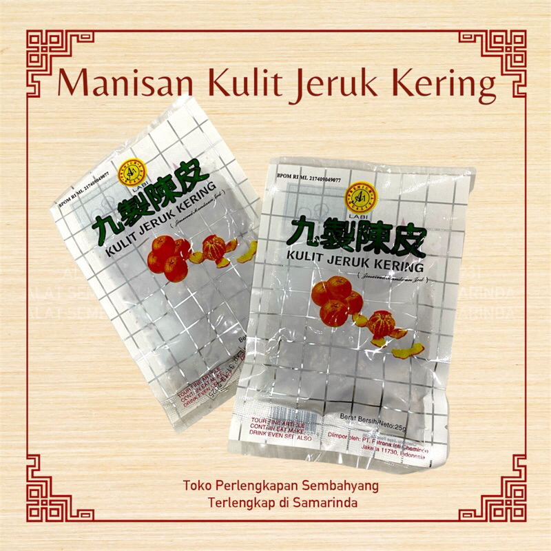 

Manisan Kulit Jeruk Kering