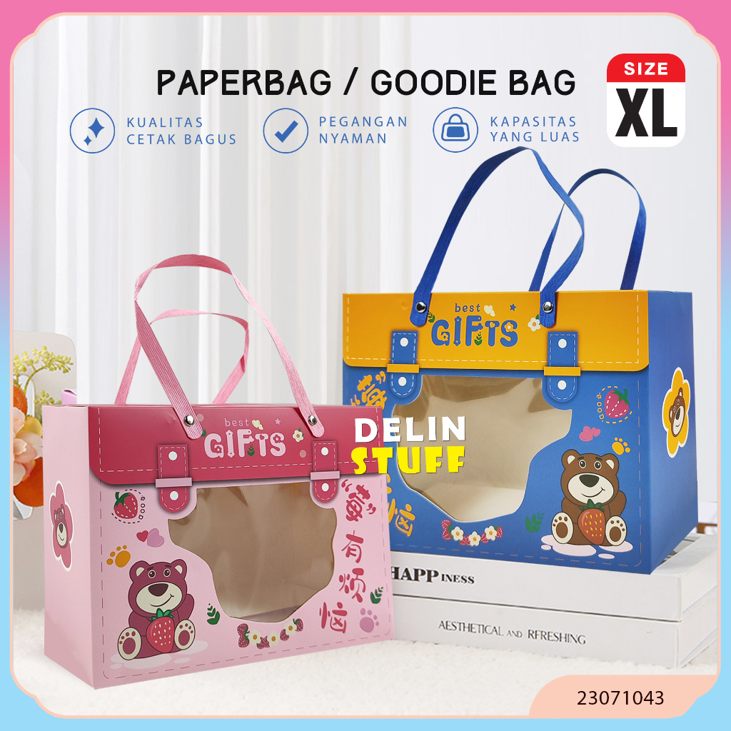 

Goodie Bag Ulang Tahun Anak Lotso Bear Tas Ulang Tahun Anak Tas Bingkisan Ulang Tahun Paper Bag Ultah size XL (23071043)