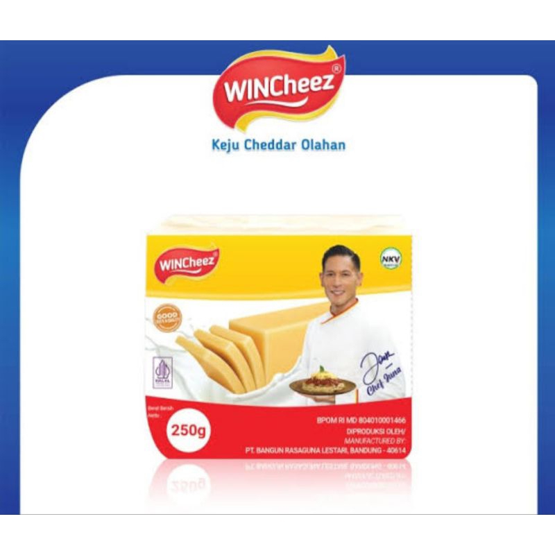 

wincheez keju cheddar olahan 250gr