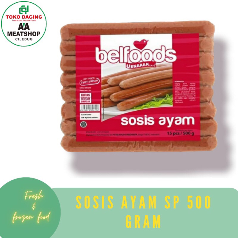 

Sosis Ayam Belfoods 500gr