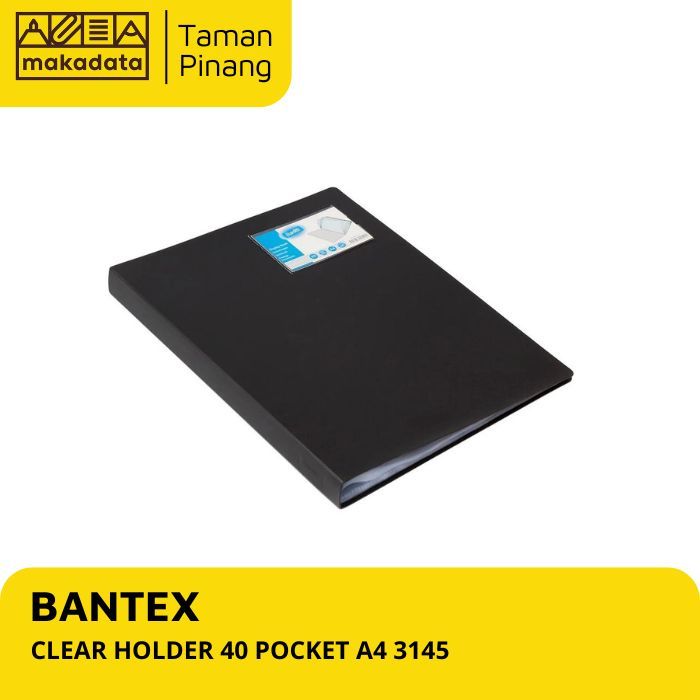 

BANTEX CLEAR HOLDER 40 POCKET A4 3145 (1 PCS)