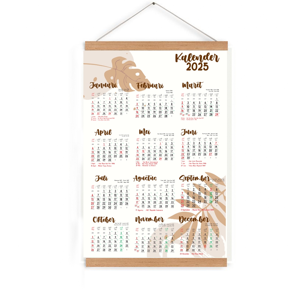 

KALENDER 2025 AESTHETICS A3 32X48 MODEL GANTUNG