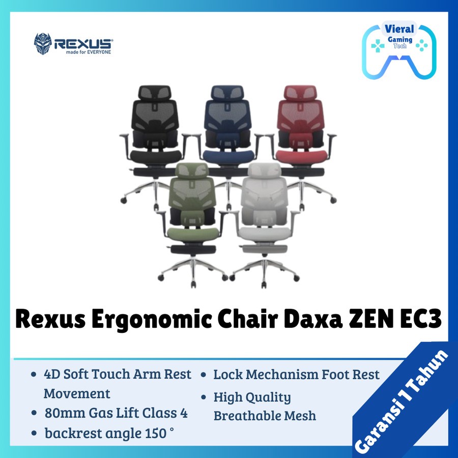Rexus Ergonomic Chair Daxa ZEN EC3