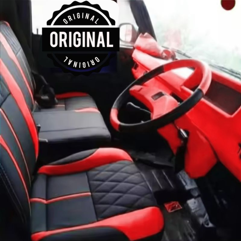 Sarung Jok Mobil Pickup Custom Fit Anti Air – Untuk Grandmax PU, L300, New Carry, DFSK SuperCab, Car