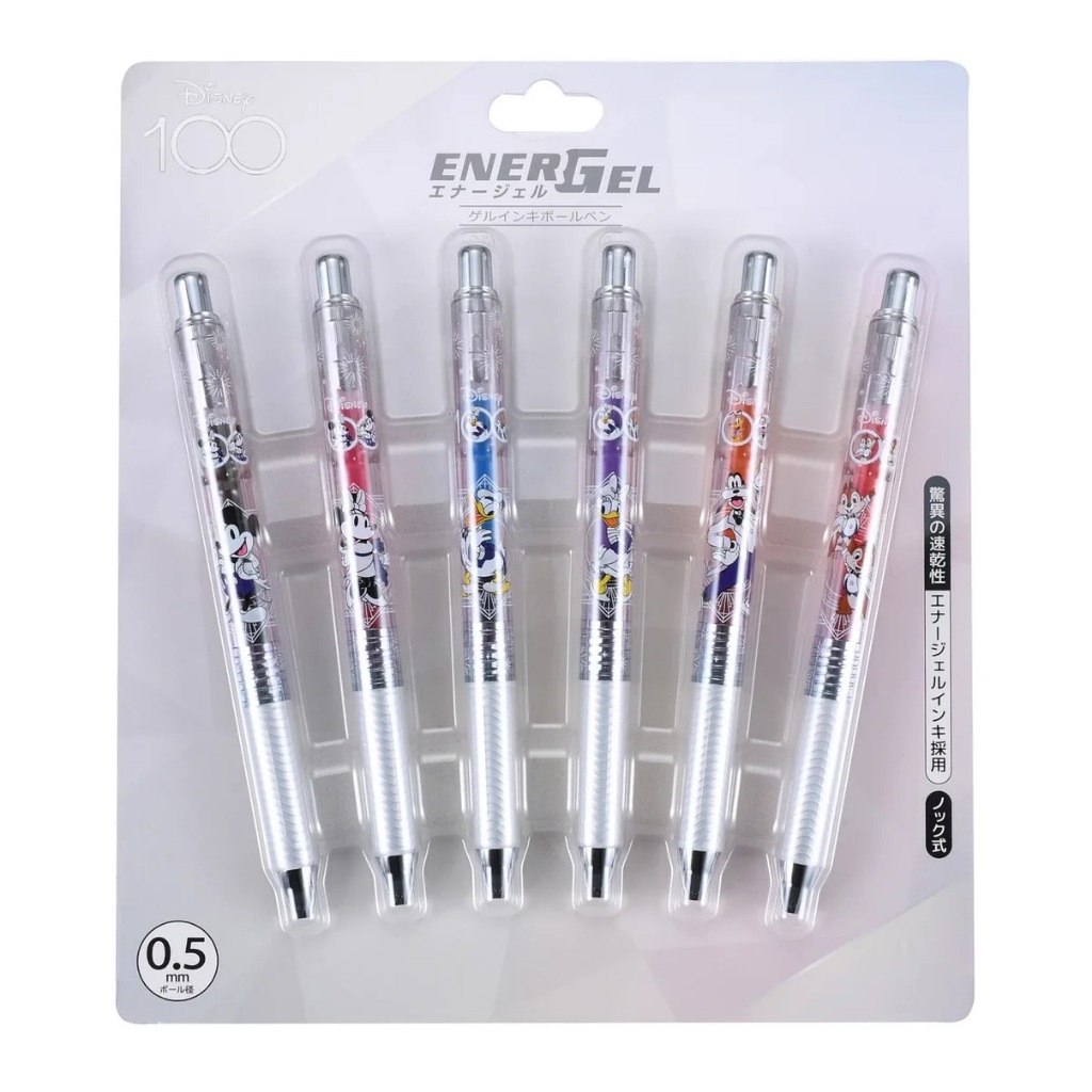 

Pentel EnerGel Disney Classic 100th Anniversary Commemorative Set 0.5mm Gel Ink Pen Disney Store Exclusive Limited Edition