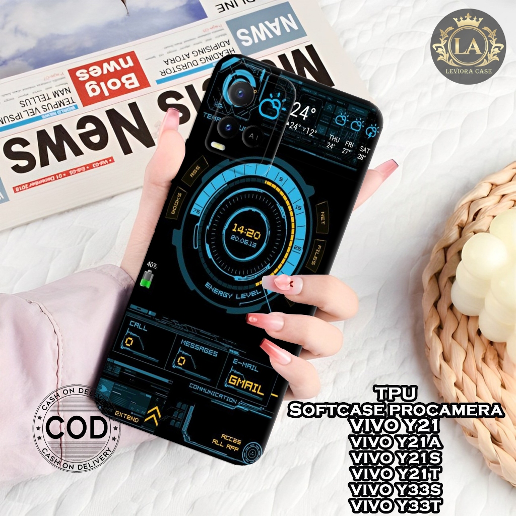 Case VIVO Y21/Y21A/Y21S/Y21T/Y33S/Y33T - Fashion Case Aesthetic - Softcase VIVO Y21/Y21A/Y21S/Y21T/Y